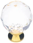 1-3/16" Crystal Clear Acrylic Faceted Ball Knob. Fixed Price $7.32.