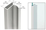 Crl Satin Anodized Extruded Aluminum Showcase Finger Pull, 1" Lip, 144". Fixed Price $96.74.