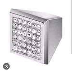 Lot Of 4*WISDOM 4202 Marilyn 1" Square Blinged Out Rhinestone Cabinet Knob. Fixed Price $20.00.