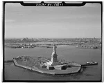1. Overall View Of Liberty Island Looking Northwest With Jersey City. Fixed Price $12.99.