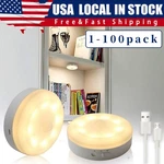 Led Motion Sensor Light Usb Rechargeable Pir Wall Cabinet Stair Night Lamp. Fixed Price $265.22.