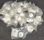 White Porcelain Ceramic Cabinet Knob Pull Handle Blue Floral Drawer 1.25. Fixed Price $45.00.