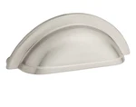 Baldwin 4424-150-BIN 4" Cabinet Cup Pull Satin Nickel New. Fixed Price $14.00.