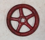 Vintage Cast Iron Steampunk Spigot Valve Handle Water Faucet Knobs 5 Inch. Fixed Price $25.00.
