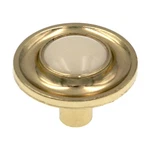 Amerock BP755-3A Polished Brass 1/4 Inch Cabinet Knob Almond Center 10 Pack. Fixed Price $40.43.