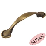 *10 Pack* Cosmas Cabinet Hardware Brushed Antique Brass Handle Pulls #6632BAB. Fixed Price $14.47.