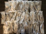 Thomasville 6 1/8 Crescent Brushed Nickel Cabinet Pull Lot Of 44. Fixed Price $59.49.