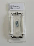 Ikea Hishult Handle Porcelain White Pack 1/2" 902.652.46 New. Fixed Price $12.46.