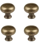 4 Pcs 1.0'' X 0.9'' Antique Style Brass Simple And Elegant Pulls Solid Knobs. Fixed Price $13.99.