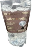 Allen + Roth 1-3/16" Inch Matte Black Finish Diamond Shaped Cabinet Knob 10-PACK. Fixed Price $14.97.