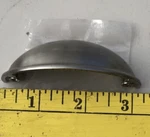 Brushed Silver Tone Satin Nickel Drawer Cup Pulls Liberty Lot Of PN0601V-SN-C. Fixed Price $30.00.