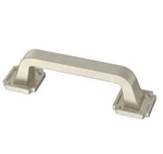 Liberty P40123C-SN 3" Notched Backplate Cabinet & Drawer Pull Satin Nickel. Fixed Price $5.65.