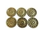 6 Hickory Hardware Manor House 1 5/8" Regal Estate Flower Cabinet Knob Lancaster. Fixed Price $25.00.