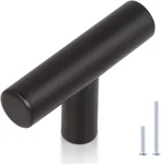 20 Pack Single Hole 2" Black Cabinet And Pulls, Drawer Knobs, Dresser. Fixed Price $26.05.