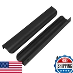 Goldenwarm 10PK 7.56" Black Cabinet Handles Kitchen Drawer Finger Pulls. Fixed Price $65.45.
