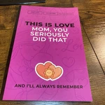 This Love Mom Memory Keepsake Journal Book Mother's Day Fill In Out. Fixed Price $9.99.
