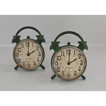 Set Of 2 Vintage Style Alarm Clock Drawer Knobs Green Rue De Paix Paris Pulls. Fixed Price $22.00.