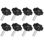 8PCS M8 30MM Star Plastic Hex Shaped Hand Clamping Screw. Fixed Price $11.89.