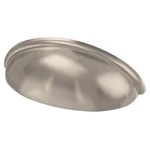 Franklin Brass Cup Cabinet Pull, Satin Nickel, 3 Drawer Handles, 10 Count. Fixed Price $17.99.
