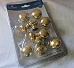 Brainerd Drawer Pulls Knobs Satin Nickel 1-1/4 Circus 10 Set Bouton 32MM Gold. Fixed Price $16.76.