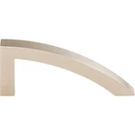 Sloped 3 7/8" Center To Cabinet Bar Pull Polished Nickel - Hardware. Fixed Price $17.37.