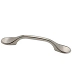 Lot Of 2 Liberty Drawer Pull 3 Cabinet Satin Nickel Spoon Foot Handle Bar. Fixed Price $14.95.