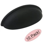 *10 Pack* Cosmas Cabinet Hardware Flat / Matte Black Cup Pulls #783FB. Fixed Price $26.50.