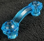 Light Blue Depression Era Glass Cabinet Pull Drawer Handle Vintage Style Crystal. Fixed Price $8.49.