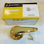 Ultra Hardware Light Duty Door Knob Lever Style Dummy 82415 Polished Brass. Fixed Price $7.00.
