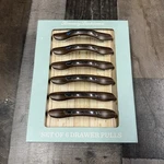 Tommy Bahama Brown Silver Set Of 6 Drawer Nib. Fixed Price $39.99.