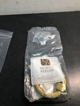 Belwith Keeler B076986-BGB Sybil Twisted Cable Ring Pull Brushed Golden Brass. Fixed Price $17.81.