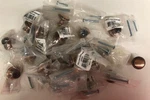 Williams Sonoma Antique Copper Cabinet Knob Pull 1.25 Inch Round 25PCS 3470341. Fixed Price $40.00.