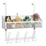 Over Door Hook Organizer, 12 The With Mesh Basket - .... Fixed Price $21.26.