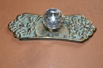 Antique Dresser Pulls Replacement, Crystal Look Knob / Cast Iron Backplate HW-56. Fixed Price $64.60.