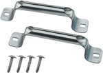 2 Pack Garage Door Pull Handles Heavy Duty Steel Barn Shed Drawer Silver. Fixed Price $13.05.