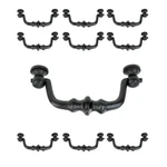 Drawer Pull Black Wrought Iron Bail 4 3/8" Pack Of 10 Renovators Supply. Fixed Price $129.99.