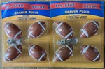 Packs All-star Decor (1S102) Football Drawer Pulls With Hardware New. Fixed Price $18.25.