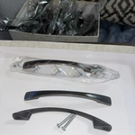Ravinte 50 Pack Solid 4" Kitchen Cabinet Handles Oil Rubbed Bronze Pulls. Fixed Price $49.00.