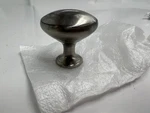 Qty 10 Furniware Cabinet Hardware Knobs, Kitchen Door Chrome Plated. Fixed Price $17.99.