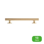 10-PACK Flynn 5-1/2 In. (140 Mm) Center-to-center Modern Satin Brass Bar Drawer. Fixed Price $98.95.