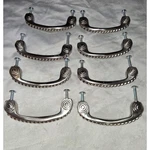 Allison Cabinet Drawer Pulls Set Of 8 Brushed Nickel 3" Hole Spacing. Fixed Price $35.00.