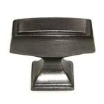 Amerock Mulholland Gunmetal 1/2" Rectangle Cabinet Knob BP535342GM. Fixed Price $13.80.