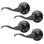 Gobekor 4 Pack Dummy Door Handles Oil Rubbed Bronze Interior Levers Left. Fixed Price $44.58.