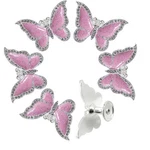 Beyoo 6 Pcs Deep Pink Butterfly Shape Door Handle Cabinet Drawer Cupboard Pul.... Fixed Price $26.11.