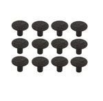 12 Liberty 1/8 Black Hammered Hammercraft Round Cabinet Drawer Knob 7631-32. Fixed Price $26.61.