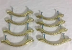 8 Used Sterling Brass Shell Pull Amerock 3" C-c AM-BP1333-074 Distressed. Fixed Price $10.39.