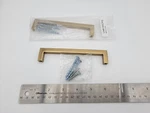 4 Pack Miseno Studio 5-1/6" Ctc Handle-style Cabinet Pull Bronze MCPPZ005CPG. Fixed Price $12.83.