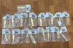Lot Of 17 Amerock Nos BP875-074 Cabinet Drawer Pull Backplates Only Brass Finish. Fixed Price $39.99.