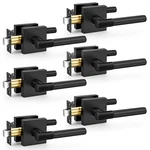 Probrico Matte Black Passage Door Handle Interior Knurled Keyless Square. Fixed Price $161.36.