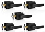 Onateel 5 Modern Black Door Handles Privacy Levers Pack,. Fixed Price $72.47.